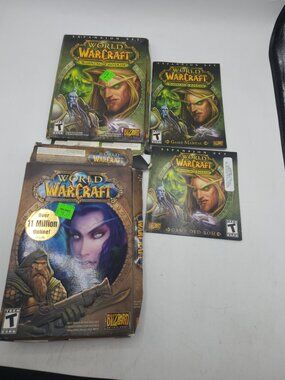 World of Warcraft Game (Windows PC /Mac, 2004) Boxes only